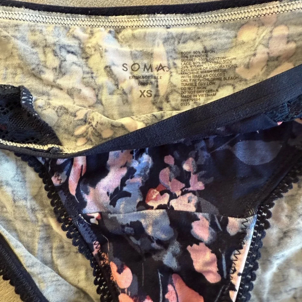 Soma Floral Bikini XS - NWT - Picture 3 of 7